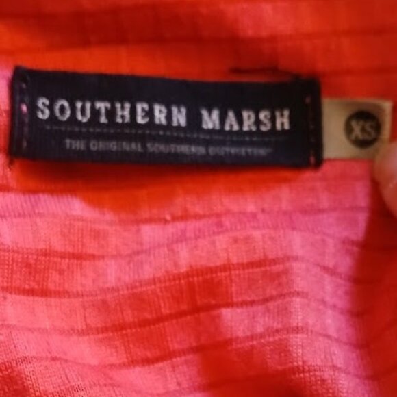 SOUTHERN MARSH FLEECE WOMENS SMALL RED WAFFLE KNIT FIELD-TEC SIZE XS - Picture 5 of 6